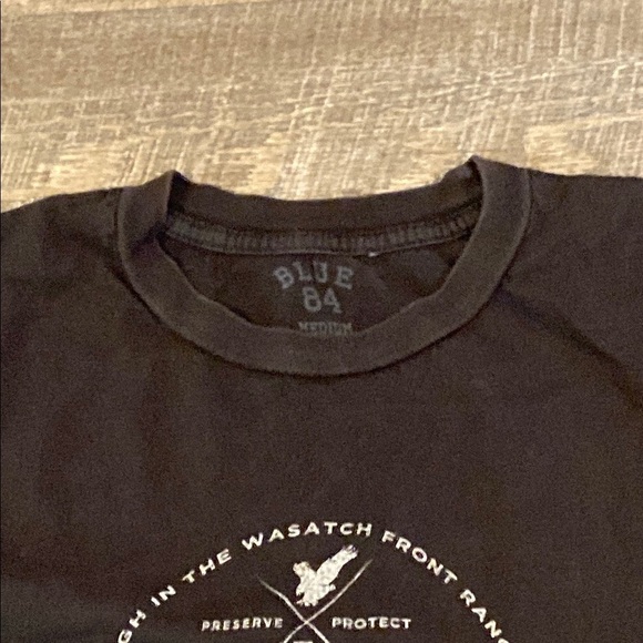 Brighton Black Short Sleeve Tee with Bold Chest Graphic - Picture 4 of 7